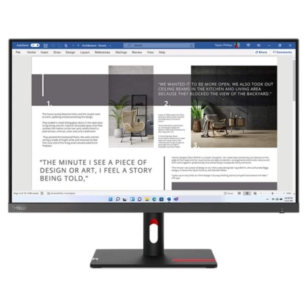 Lenovo ThinkVision S27i-30 - LED IPS 27p prix maroc- Smartmarket.ma
