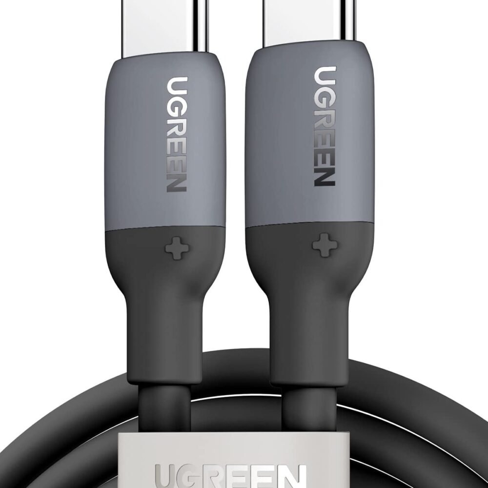 UGREEN Câble USB C vers USB C Charge Rapide PD 60W Câble USB Type C Gel de Silice(Noir) 51kaaodw-dL