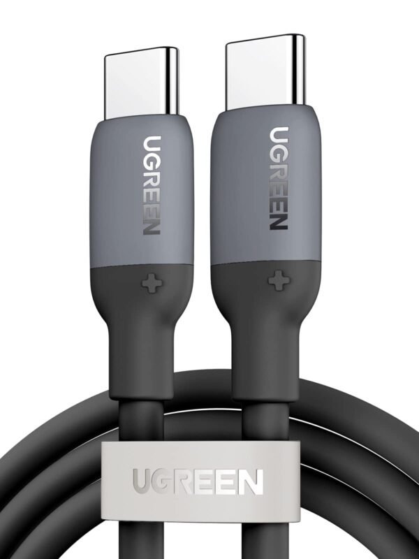 UGREEN Câble USB C vers USB C Charge Rapide PD 60W Câble USB Type C Gel de Silice(Noir) 51kaaodw-dL