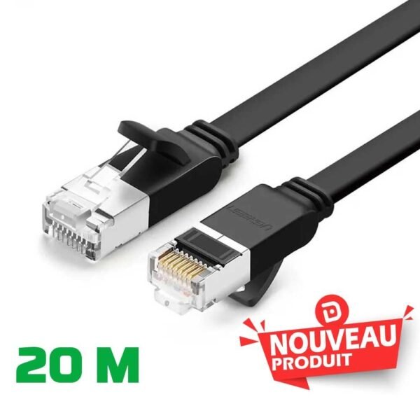 Ugreen Cable Ethernet Flat CAT6 20M 524716
