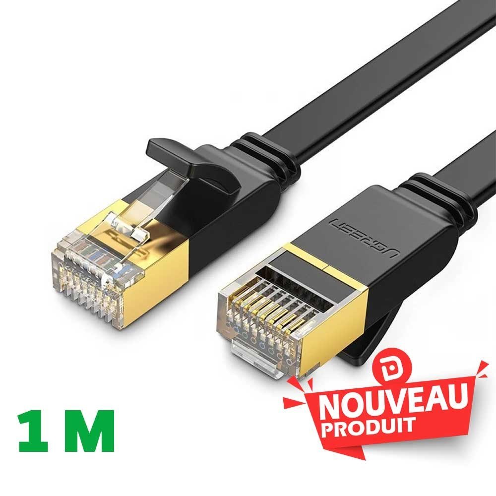 Ugreen Cable Ethernet Flat CAT7 U FTP 1M 524718