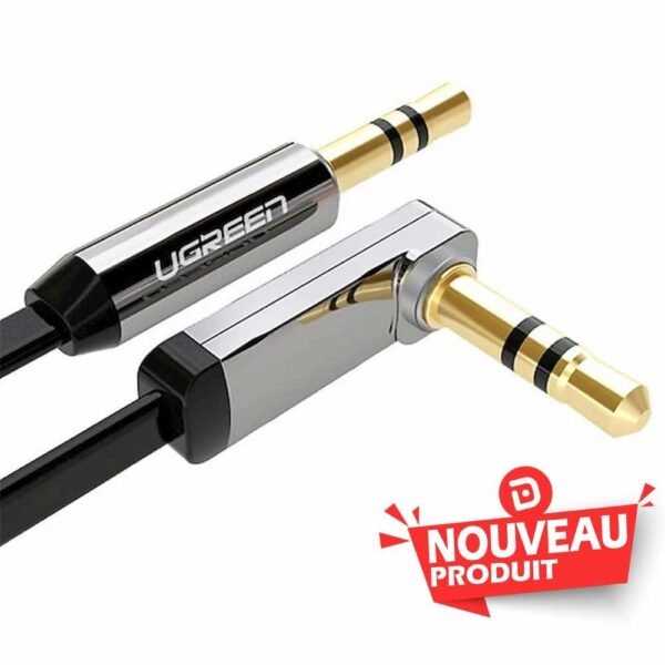 Ugreen Cable Audio Jack flat Angled 3.5mm1.5M 524726