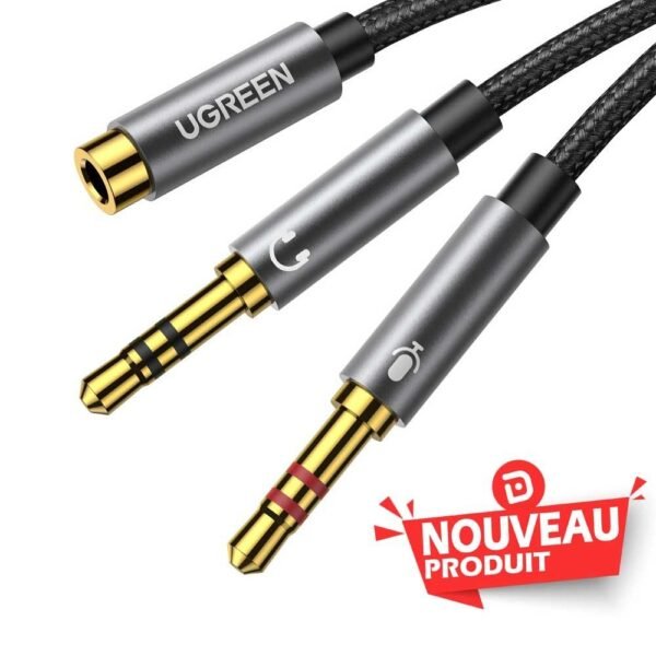 Ugreen Audio 3.5 Male to 3.5 Female Aliminum 524733