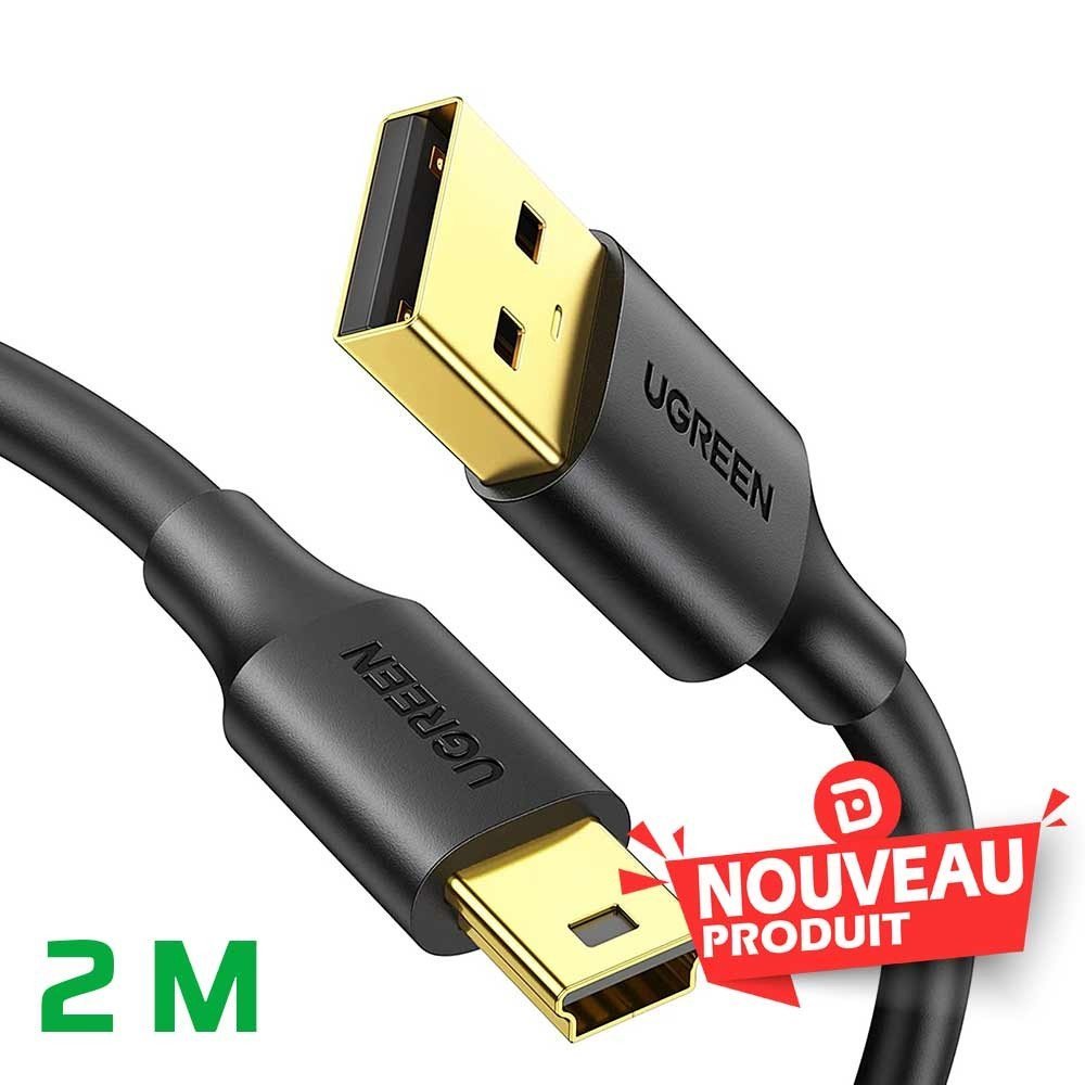 Ugreen Cable USB 2.0 to Mini USB 5 Pin 2M 524737