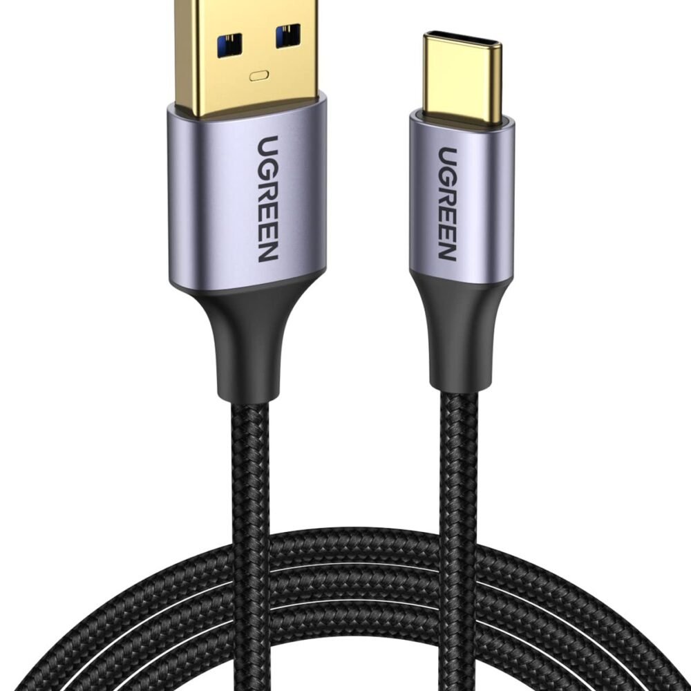 UGREEN Câble USB C à USB 3.0 Charge Rapide et Data Sync 5Gbps en Nylon Tressé 61bDJpFDUQL