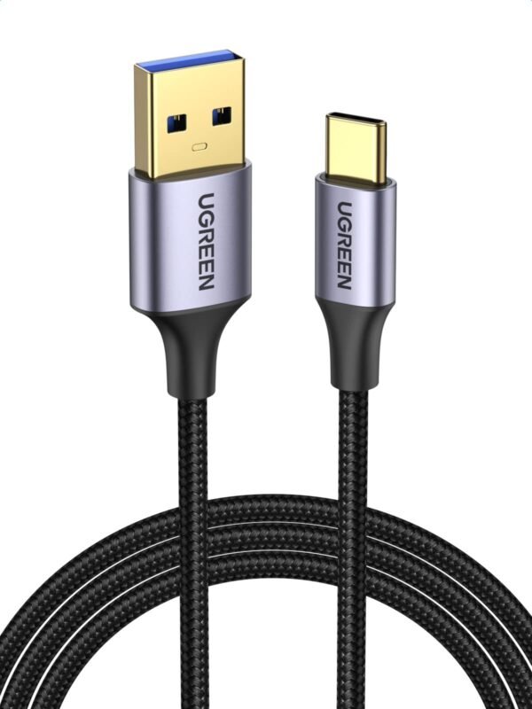 UGREEN Câble USB C à USB 3.0 Charge Rapide et Data Sync 5Gbps en Nylon Tressé 61bDJpFDUQL