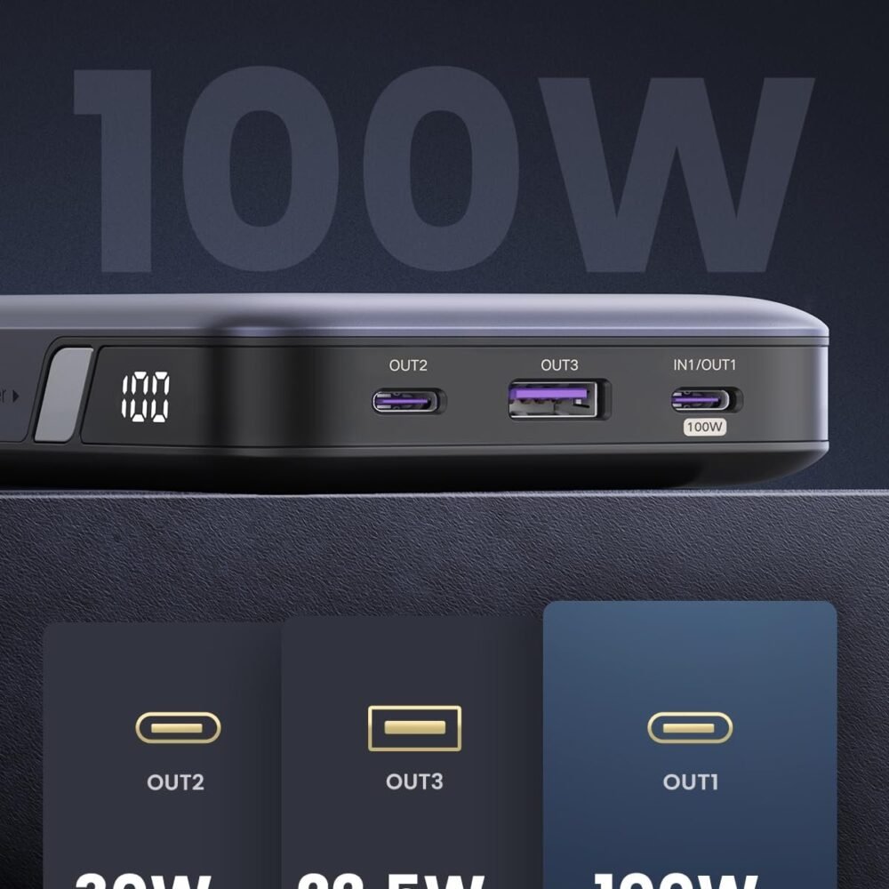 UGREEN Batterie Externe Portable 20000mAh 100W USB C 71UDaZVIPkL