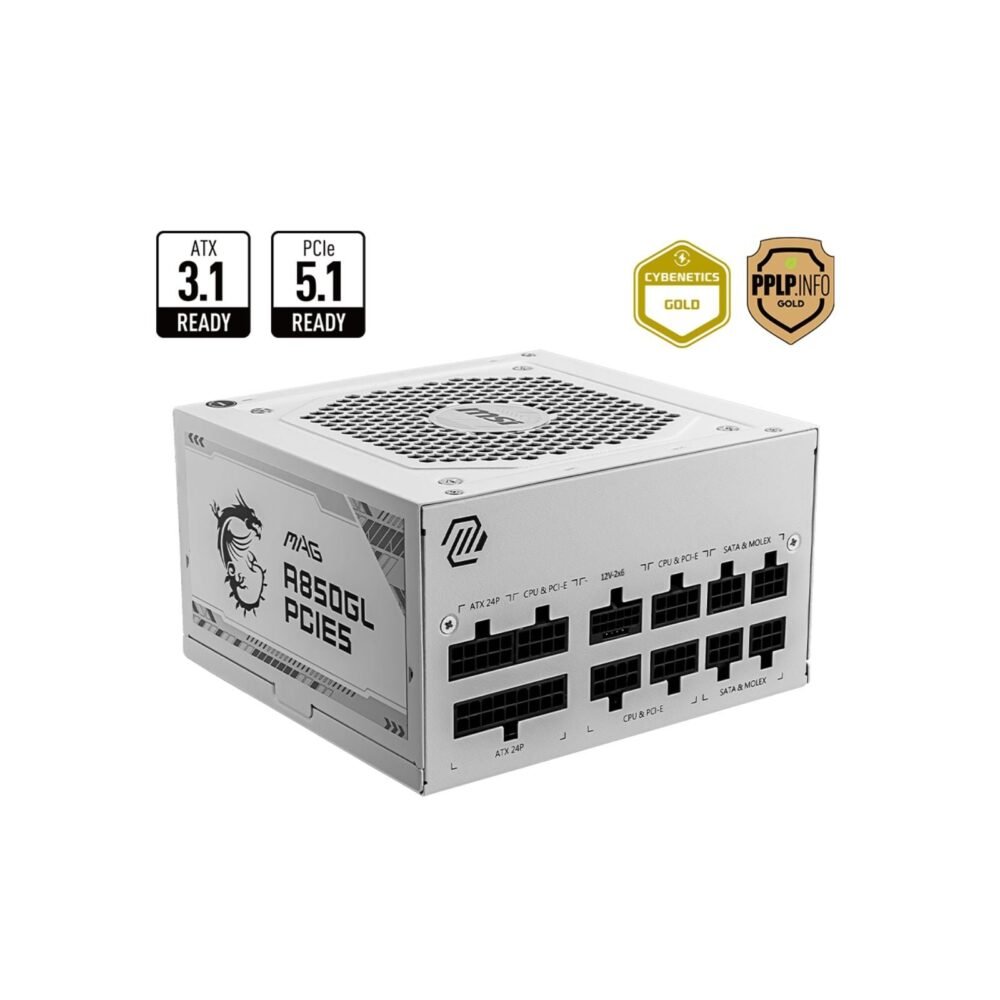Alimentation-MSIMAGA850GLPcie5-Blanc_4