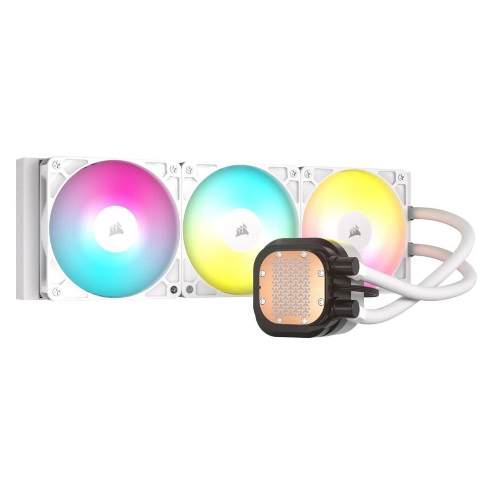  CORSAIR Nautilus ARGB 360mm - Blanc (3)
