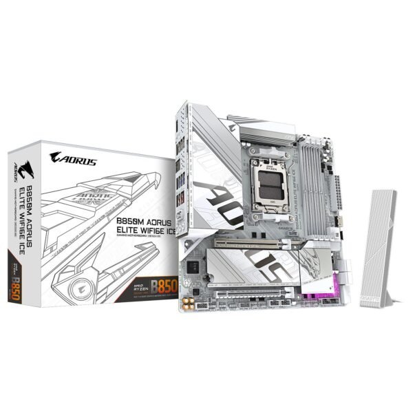 Gigabyte B850M AORUS ELITE WF6E ICE 1.0 Gigabyte B850M AORUS ELITE WF6E ICE 1.0 (2)