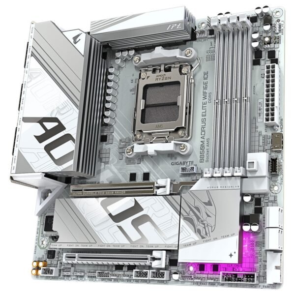 Gigabyte-B850M-AORUS-ELITE-WF6E-ICE-1.0-3 Gigabyte B850M AORUS ELITE WF6E ICE 1.0 (3)