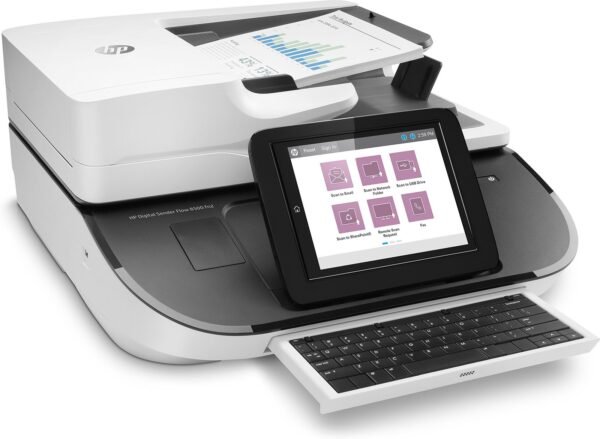 HPDigitalSenderFlow8500fn2Flatbed10ppm200ipm-1200pp-ADF150F-3584Mo