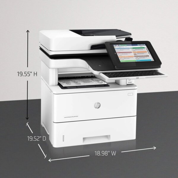 HPLaserJetEntrepriseFlowMFPM528z_Impression_copie_scan_fax_50ppm-600x600ppp-1_2GHz-1_25Go-USB