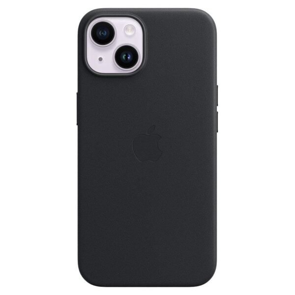 Apple Coque en cuir avec MagSafe pour iPhone 14 - Minuit MN0005978734