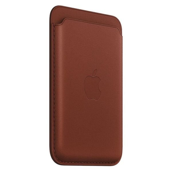 Apple Porte-cartes en cuir avec MagSafe pour Apple iPhone - Terre de Sienne MN0005978827