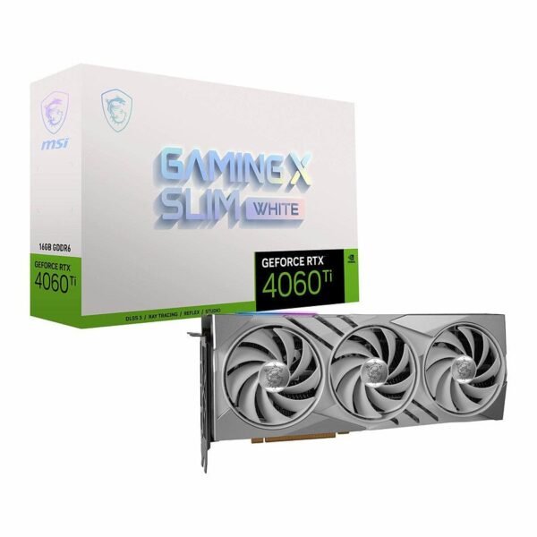 MSI GeForce RTX 4060 Ti GAMING X SLIM WHITE 16G MN0006057846