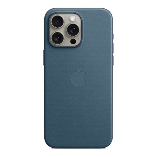 Apple Coque en tissage fin avec MagSafe pour iPhone 15 Pro Max - Bleu Pacifique MN0006067645