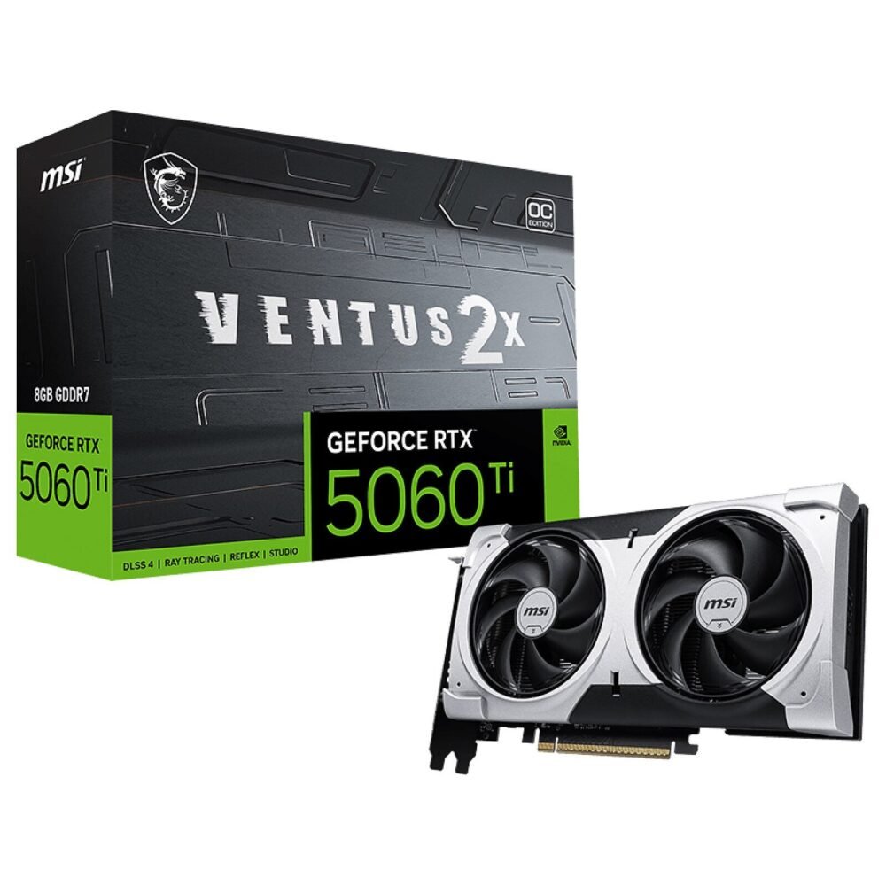 MSI GeForce RTX 5060 Ti VENTUS 2X OC PLUS - 8G (2)