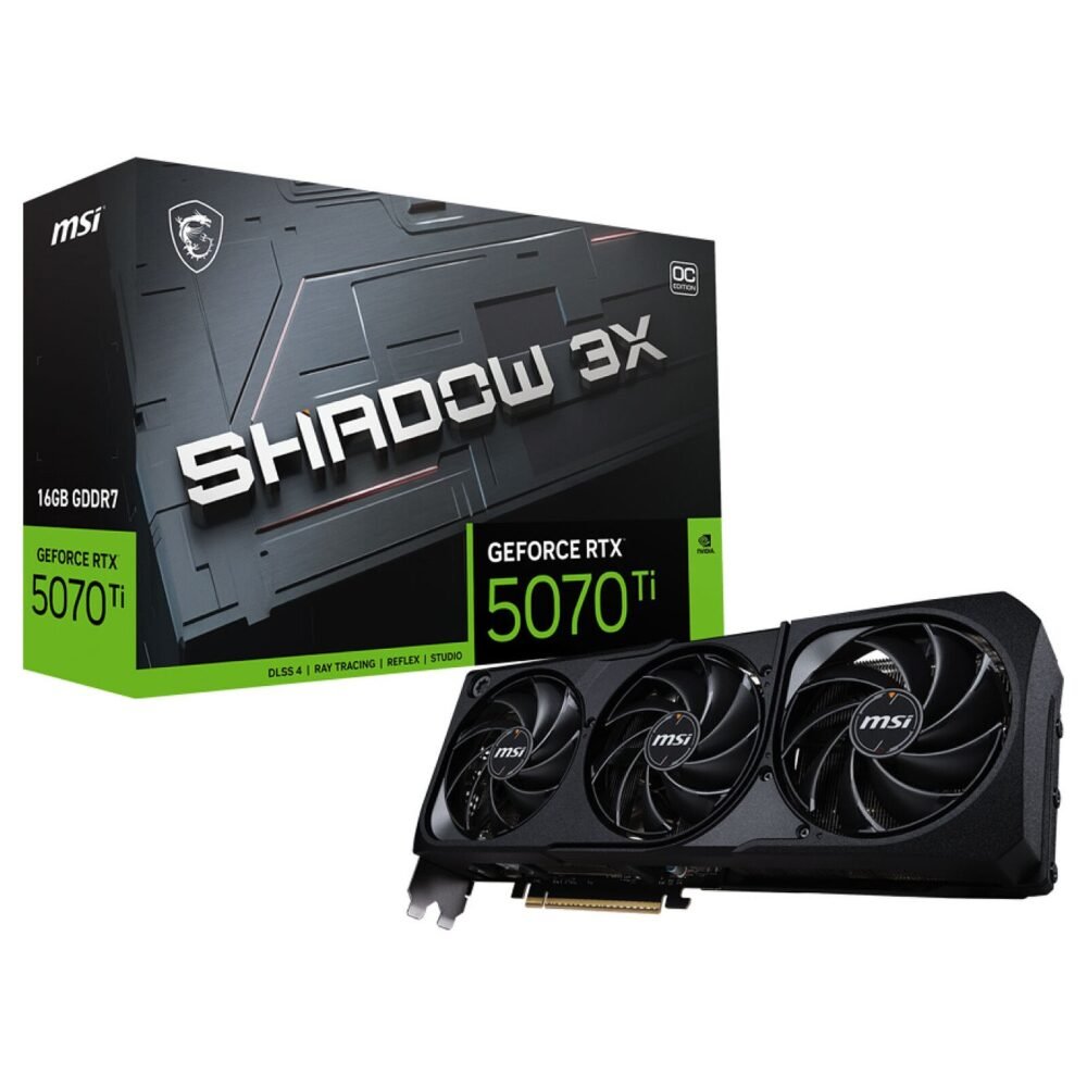 MSI GeForce RTX 5070 Ti SHADOW 3X OC BULK - 16G (2)