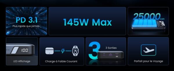 UGREEN_Batterie_Externe_Portable_USB_C_25000_mAh_145W_3_Sorties_Cable_16 UGREEN_Batterie_Externe_Portable_USB_C_25000_mAh_145W_3_Sorties_Cable_16