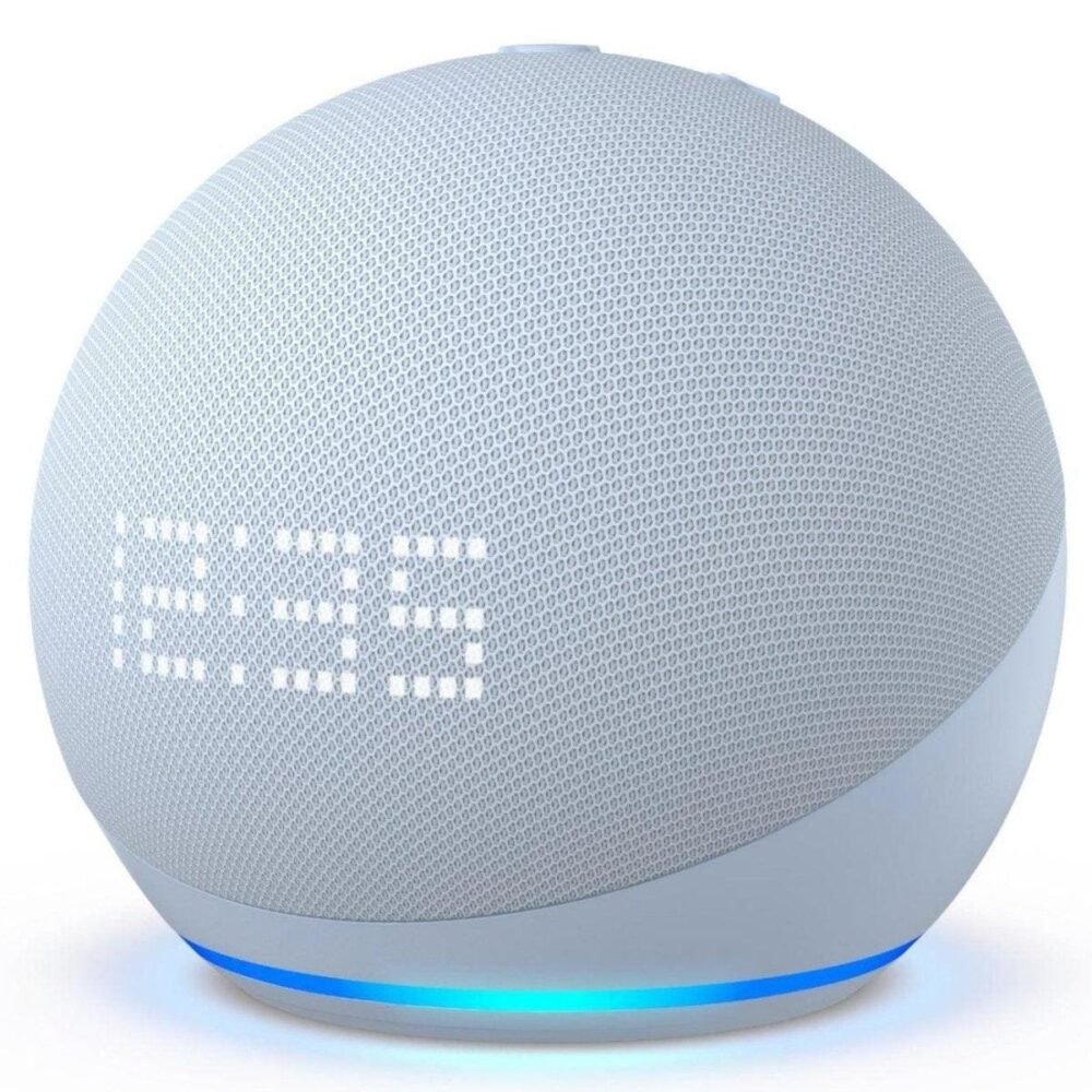 amazon-echo-dot-5-gen-clock-cloud-blue-prix-maroc-1