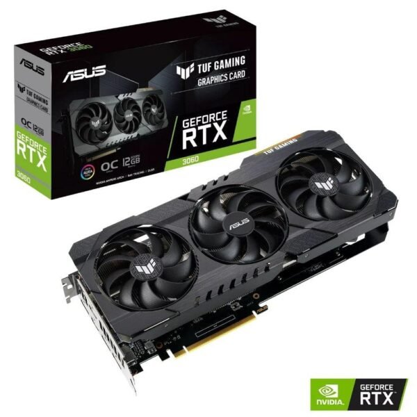 Asus TUF Gaming GeForce RTX 3060 V2 OC - LHR asus-tuf-gaming-geforce-rtx-3060-v2-oc-lhr-prix-maroc-1