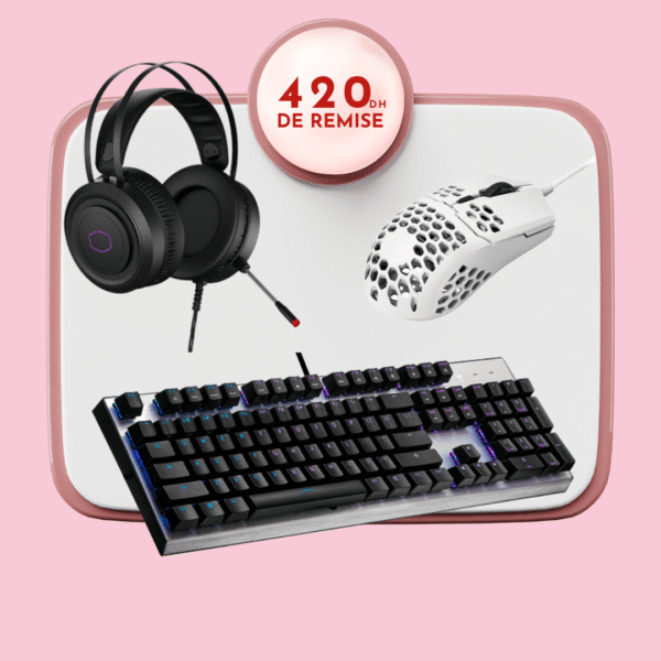 cooler-master-ch321-cooler-master-ck351-cooler-master-mm710-matte-blanc-prix-maroc
