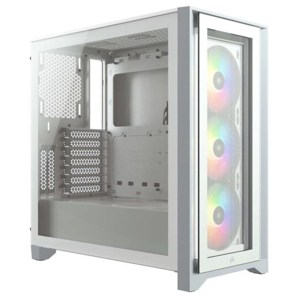 Corsair iCUE 4000X RGB Tempered Glass - Blanc corsair-icue-4000x-rgb-tempered-glass-blanc-prix-maroc-1