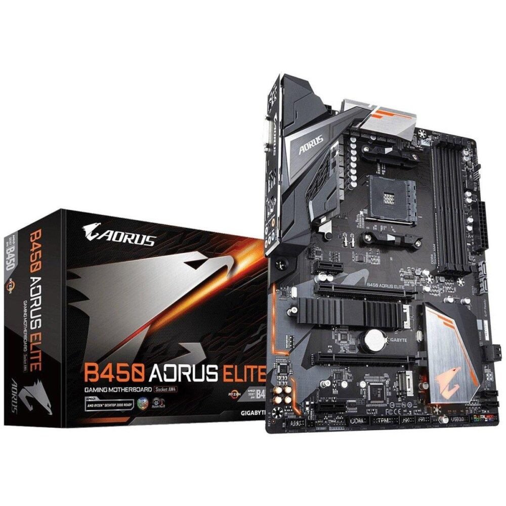 gigabyte-b450-aorus-elite-carte-mere-or-connecteur-led-rgb-prix-maroc-1