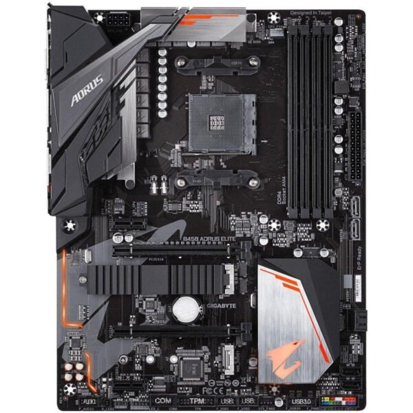 gigabyte-b450-aorus-elite-carte-mere-or-connecteur-led-rgb-prix-maroc-3