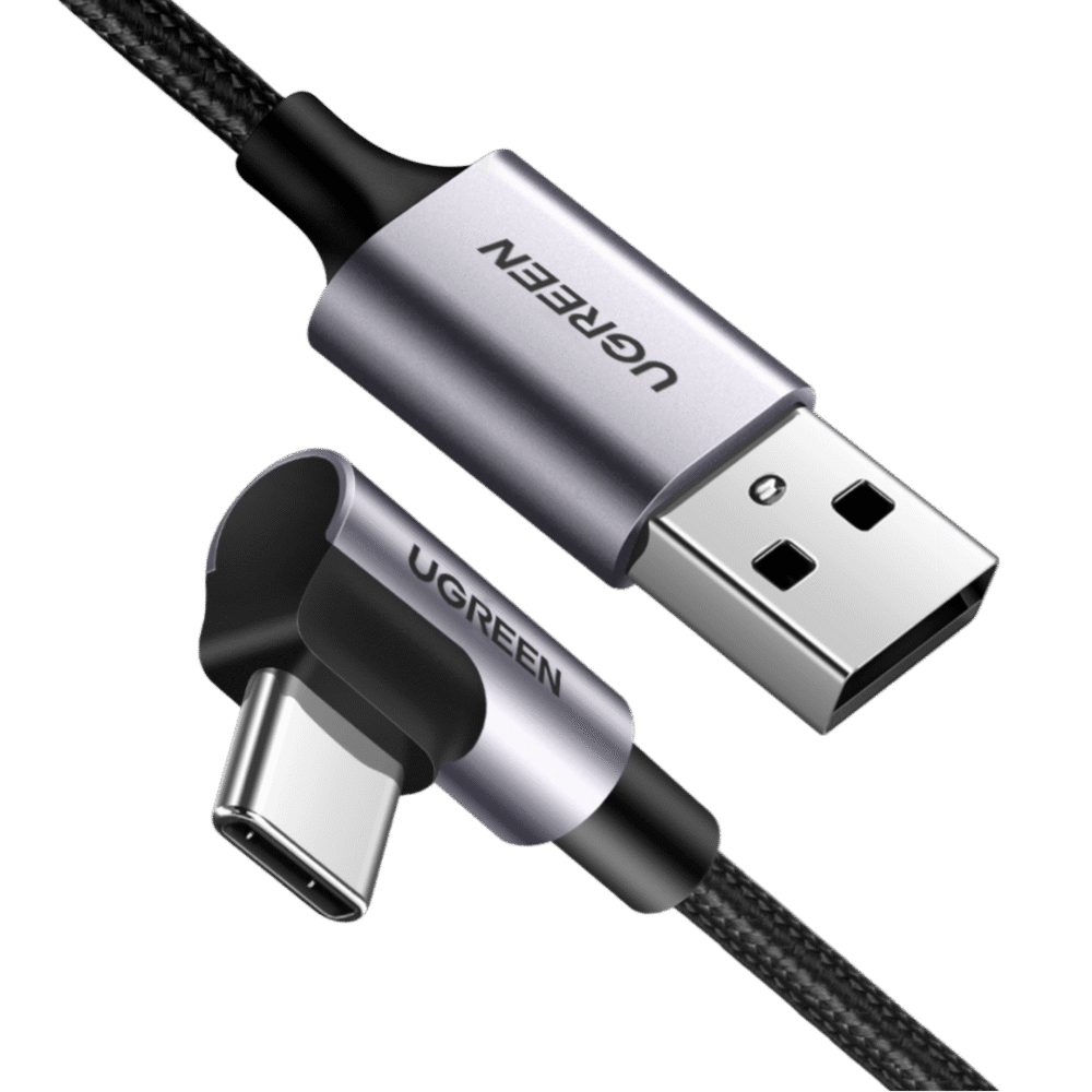 UGREEN Câble USB C Coudé 90 Degrés Charge Rapide Câble Chargeur USB C 3A Nylon Tressé ugreen-cable-usb-c-coude-90-degres-charge-rapide-cable-752830-380250