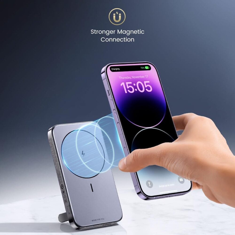 UGREEN Batterie magnétique avec béquille pliable ugreen_-oldable-kickstand-magnetic-battery-10000mah-1