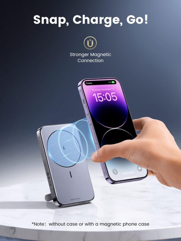 UGREEN Batterie magnétique avec béquille pliable ugreen_-oldable-kickstand-magnetic-battery-10000mah-1