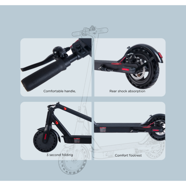 6 Max Wheel E9 Pro - trottinette électrique